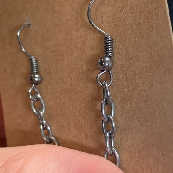 💐5/25 extra long dangle chain leaf statement - Picture 3 of 7